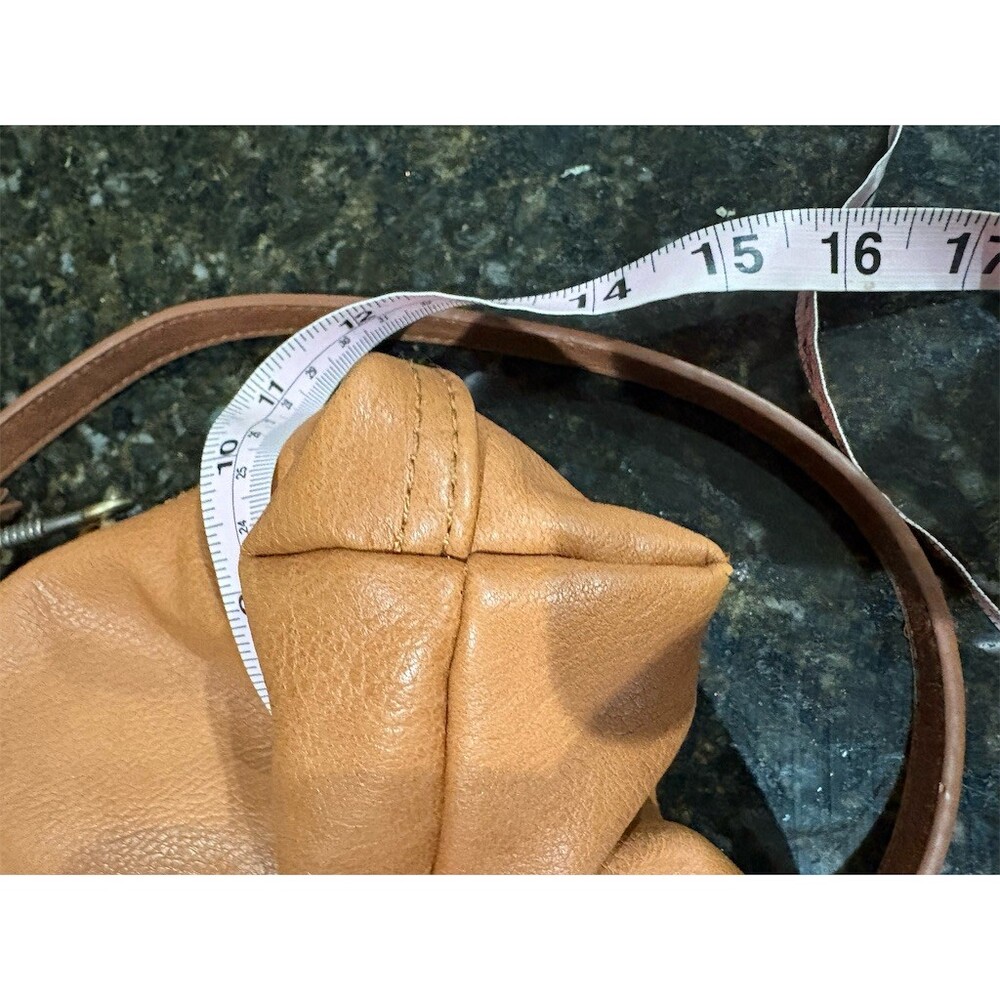 Antik Kraft Bree Crossbody Bag Womens Small Tan Brown Zip Top Adjustable - Picture 5 of 10